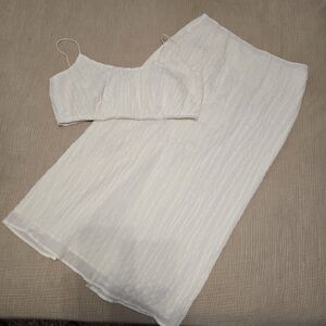 The Vintage Shop White Pencil Skirt Set